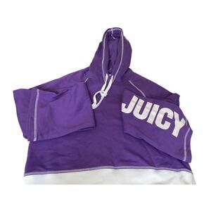 Vintage Juicy Couture purple pullover hoody. Wide sleeves large